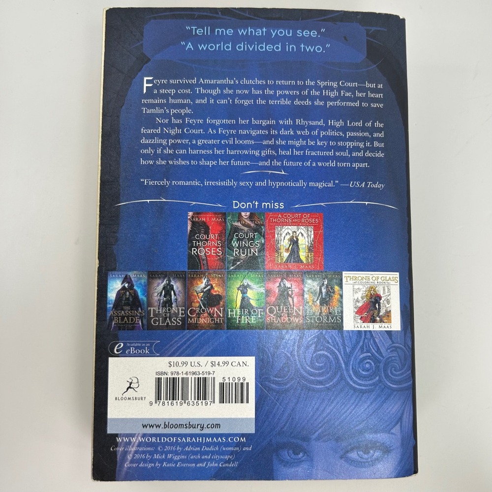 A Court of Mist and Fury Paperback by Sarah J. Maas A Court of Thorns and Roses - Picture 2 of 14